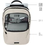 Wenger Mx Light, batoh na notebook, 16", béžový