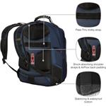 Wenger Pegasus Deluxe, batoh na notebook, 16", modrý