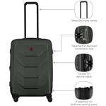 Wenger Prymo, cestovný kufor, veľkosť M, antracitový