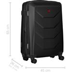 Wenger Prymo, cestovný kufor, veľkosť M, čierny