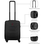 Wenger Prymo, cestovný kufor, veľkosť S, čierny