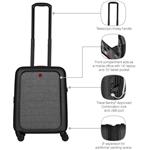 Wenger Syntry, cestovný kufor, veľkosť S, čierno-sivý