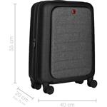 Wenger Syntry, cestovný kufor, veľkosť S, čierno-sivý