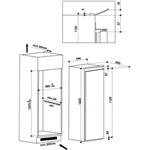 Whirlpool ARG 8612/A+, vstavaná chladnička