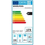 Whirlpool FWL61052W EU, práčka predom plnená
