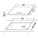 Whirlpool GOA 6423 NB, plynová varná doska