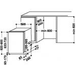 Whirlpool WRIC 3C26, vstavaná umývačka riadu
