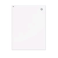 white magnetic glass board 120x90cm