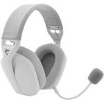 White Shark Butterfly - Bezdrôtové herné slúchadlá pre PC, PS4/5,MAC, biele