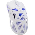 White Shark Dagonet, herná bezdrôtová myš, 2.4Ghz+BT, biela