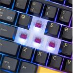 White Shark EXCALIBUR, herná bezdrôtová mechanická klávesnica, US, KTT Wine Red switch, čierna