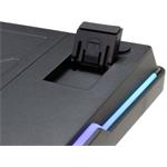 White Shark EXCALIBUR, herná bezdrôtová mechanická klávesnica, US, KTT Wine Red switch, čierna