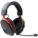 White shark FOX, herné slúchadlá, PC, PS4/PS5, Mac , čierne - červené