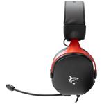 White shark FOX, herné slúchadlá, PC, PS4/PS5, Mac , čierne - červené