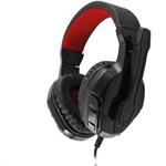 White Shark GHS-1641 PANTHER BLACK/RED, slúchadlá