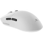 White Shark MAXIMUS, bezdrôtová herná myš, biela