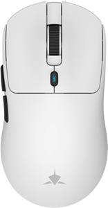 White Shark MAXIMUS, bezdrôtová herná myš, biela