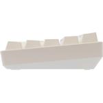 White Shark SHINOBI 2, herná mechanická klávesnica, US, hnedé switch, biela