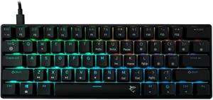 White Shark SHINOBI 2, herná mechanická klávesnica, US, hnedé switch, čierna, (rozbalené)