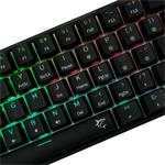 White Shark SHINOBI 2, herná mechanická klávesnica, US, hnedé switch, čierna, (rozbalené)