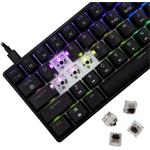 White Shark SHINOBI 2, herná mechanická klávesnica, US, hnedé switch, čierna, (rozbalené)