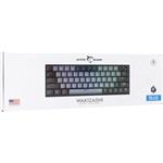 White Shark WAKIZASHI 2, herná mechanická klávesnica, US, modré spínače, šedo-čierna