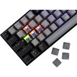 White Shark WAKIZASHI 2, herná mechanická klávesnica, US, modré spínače, šedo-čierna