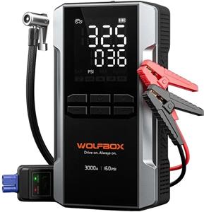 Wolfbox MegaVolt 16 Air, jump starter, 16 000 mAh, 3 000 A