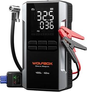 Wolfbox MegaVolt 24 Air, jump starter s kapacitou 24 000 mAh a prúdom 4 000 A