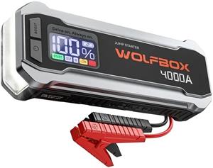 Wolfbox MegaVolt 24, jump starter, 24 000 mAh, 4 000 A