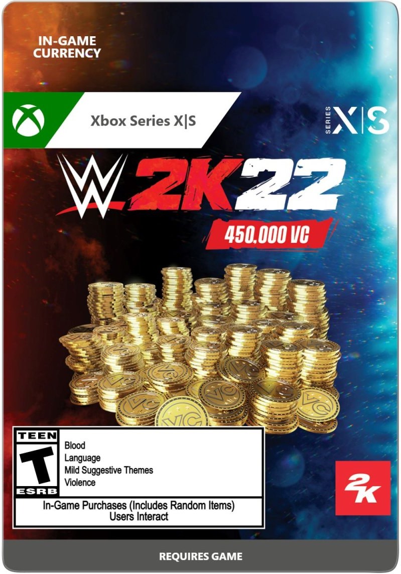 WWE 2K22: 450,000 Virtual Currency Pack for Xbox Series X|S