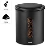 Xavax Barista, dóza na 500 g zrnkovej kávy, alebo 700 g mletej kávy, vzduchotesná, matná čierna