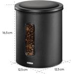 Xavax Barista, dóza na 500 g zrnkovej kávy, alebo 700 g mletej kávy, vzduchotesná, matná čierna