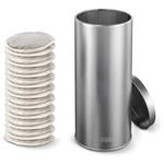 Xavax Barista, dóza na kávové/čajové kapsuly a iné, kovová, strieborná