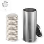 Xavax Barista, dóza na kávové/čajové kapsuly a iné, kovová, strieborná