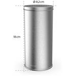 Xavax Barista, dóza na kávové/čajové kapsuly a iné, kovová, strieborná