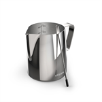 Xavax Barista, kanvička na prípravu mliečnej peny, s perom pre Latte Art, 600 ml, nerez, strieborná