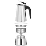 Xavax Barista, moka kanvička (koťogo), 4 šálky, 200 ml, ušľachtilá oceľ, strieborná