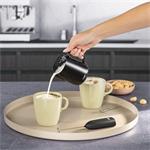 Xavax Barista, ručný šľahač mlieka, napájaný batériami, čierny