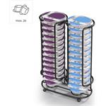 Xavax Barista, stojan/držiak na 26 kapsúl Tassimo, kovový, matný čierny