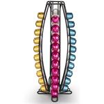 Xavax Barista stojan/držiak na 40 kapsúl Nespresso, kovový, matný čierny