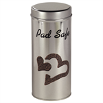 Xavax kovová dóza Padsafe, strieborná, 12 ks (cena je uvedená za 1 ks)