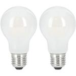 Xavax LED Filament žiarovka, E27, 806 lm (nahrádza 60 W), teplá biela, matná, 2 ks
