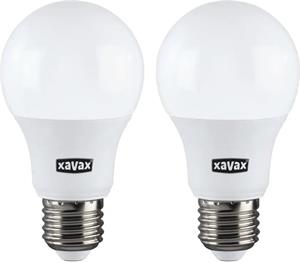 Xavax LED žiarovka, E27, 806 lm (nahrádza 60 W), teplá biela, 2 ks