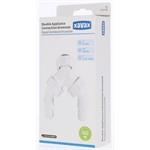 Xavax sifónová rozdvojka 1" na 2x 3/4", pre 2 odtokové hadice k 1 sifónu, spätný ventil, tesnenie