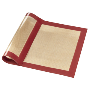 Xavax silikónová podložka na pečenie, 40x30 cm, hnedá/červená