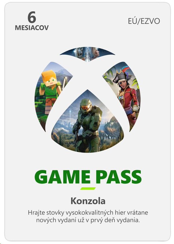 Xbox Game Pass 6 Month Membership ESD