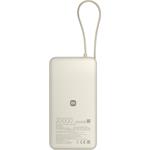 Xiaomi 67W Power Bank 20000, zabudovaný kábel, béžová