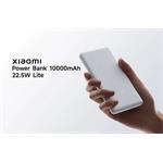 Xiaomi Power Bank 10000mAh 22.5W Lite, biela