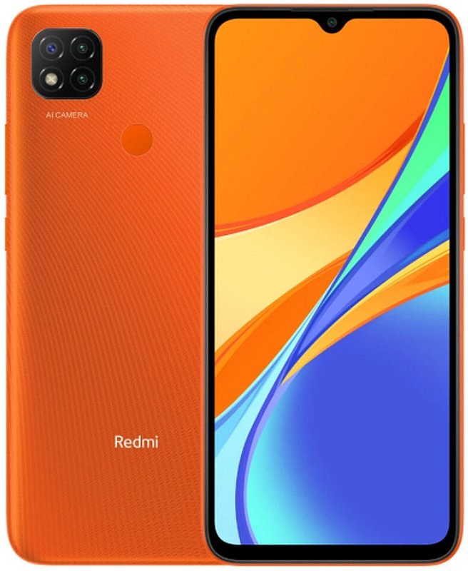Xiaomi Redmi 9C, 32GB, Dual SIM, oranžový - mobil